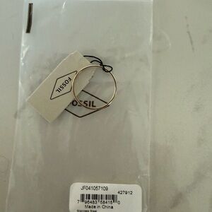 Fossil Gold-Tone Women's Hoop Earrings